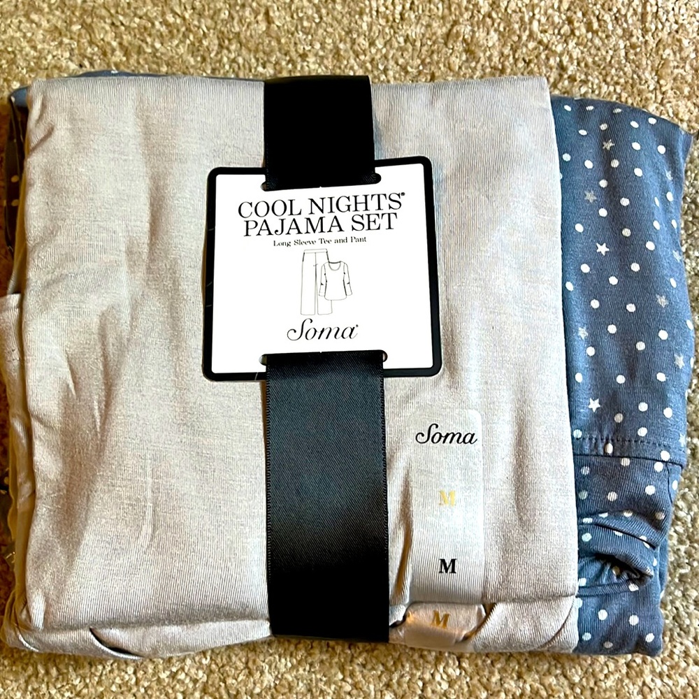 Soma Cool Nights Pajama Set size M NWT